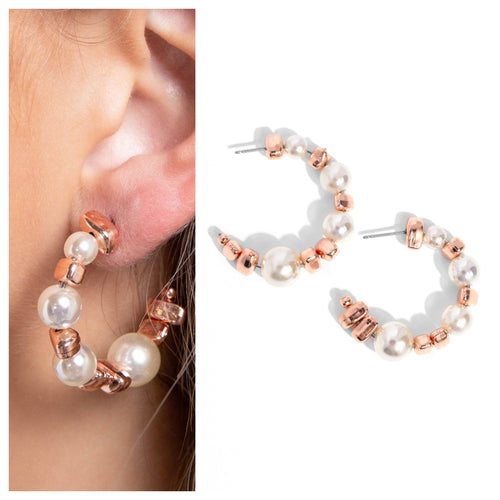 Paparazzi ♥ Playful Pearls - Copper ♥ E1518