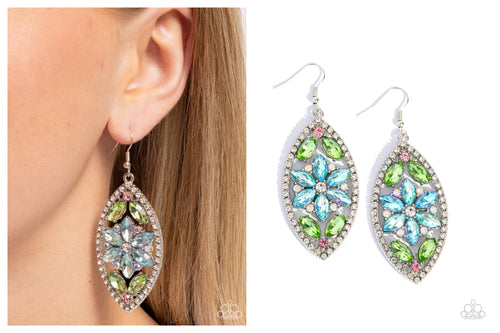 Paparazzi ♥ Gallant Garden - Blue ♥ E1550