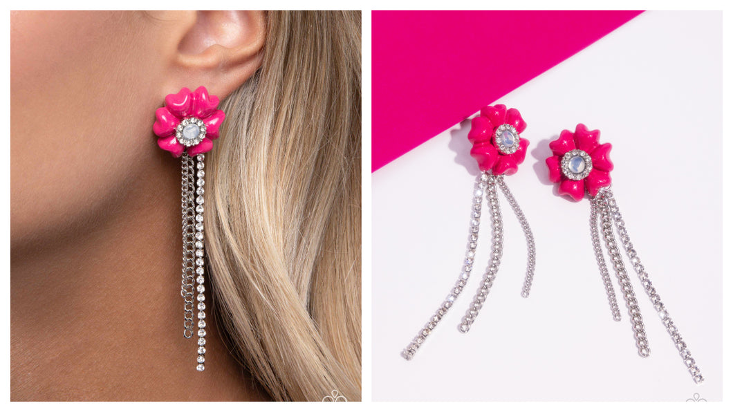 Paparazzi ♥ Floral Fuel - Pink ♥ Post E1552