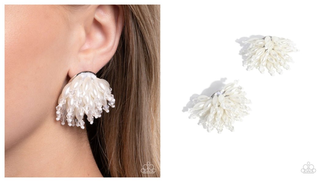 Paparazzi ♥ Sunset Shower - White ♥ Post E1555