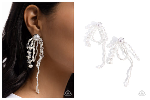 Paparazzi ♥ Promising Pearls - White ♥ Post E1565