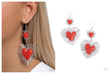 Load image into Gallery viewer, Paparazzi ♥ Sunburst Sweethearts - Red ♥ E1566