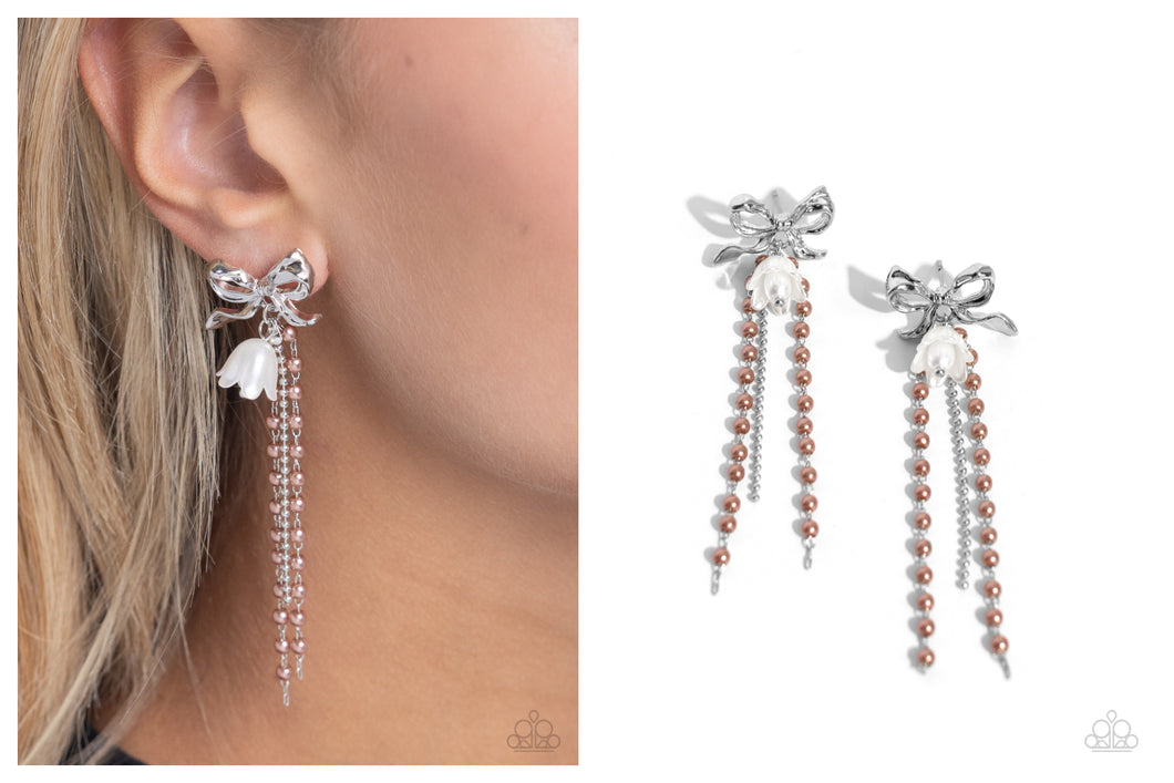 Paparazzi ♥ Garden Gain - Brown ♥ Post E1578