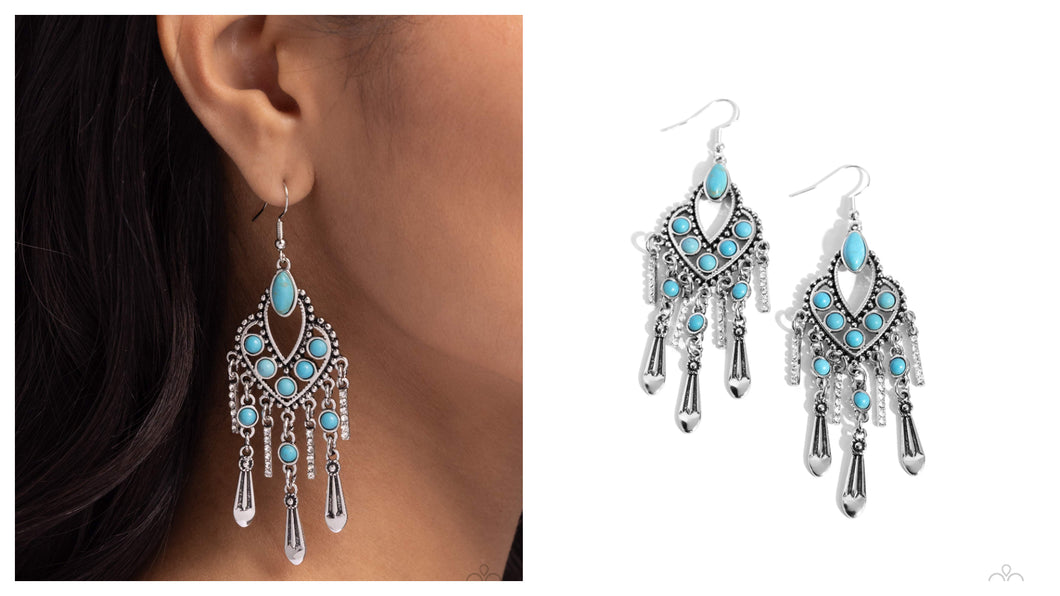 Paparazzi ♥ Naturally Vintage - Blue ♥ E1584