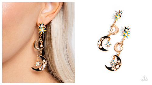 Paparazzi ♥ Stellar Serendipity - Gold ♥ Post E1608