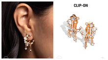 Load image into Gallery viewer, Paparazzi ♥ Fantastical Fashion - Gold ♥ Clip-On E1609