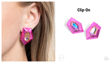 Load image into Gallery viewer, Paparazzi ♥ Dauntless Detail - Pink ♥ Clip-On E1626