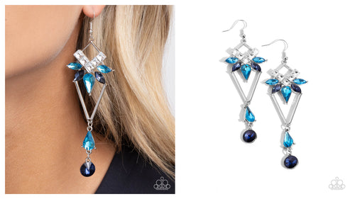 Paparazzi ♥ Shoulder-Dusting Shimmer - Blue ♥ E1633