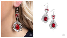 Load image into Gallery viewer, Paparazzi ♥ Teardrop Traveler - Red ♥ E1653
