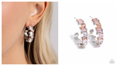 Paparazzi ♥ Fashionably Framed - Orange ♥ Post E1972