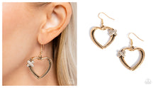Load image into Gallery viewer, Paparazzi ♥ Crisscross Courtship - Gold ♥ E1712