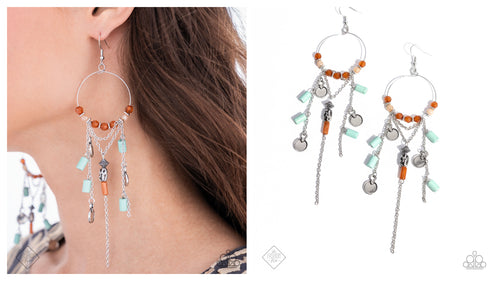 Paparazzi ♥ Commanding Cascade - Blue ♥ E1718