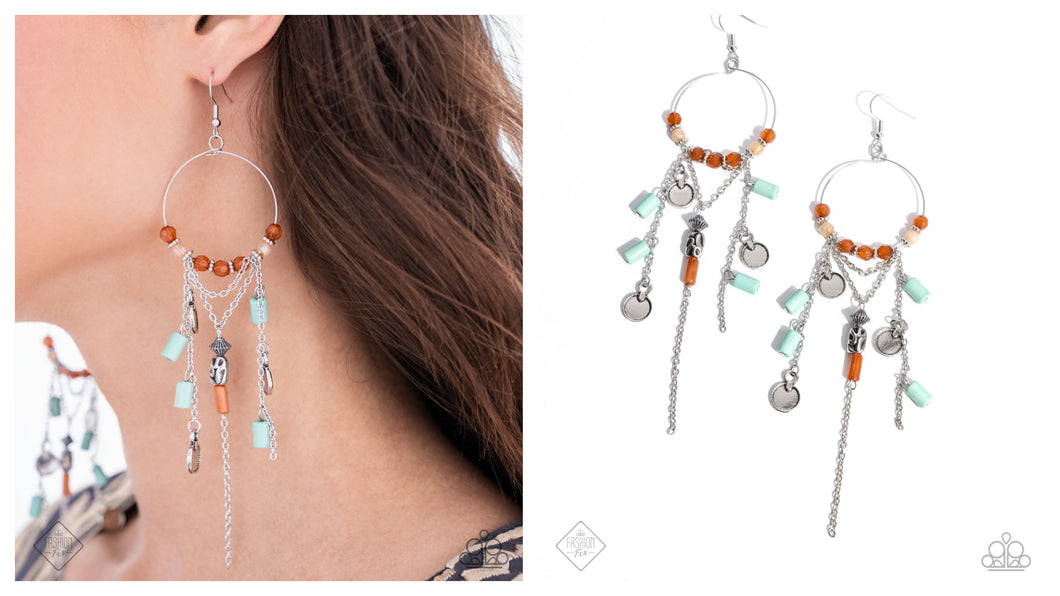 Paparazzi ♥ Commanding Cascade - Blue ♥ E1718