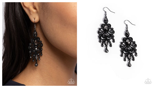 Paparazzi ♥ Chandelier Celebration - Black ♥ E1734