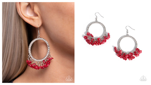 Paparazzi ♥ Wreathed Wisteria - Red ♥ E1738