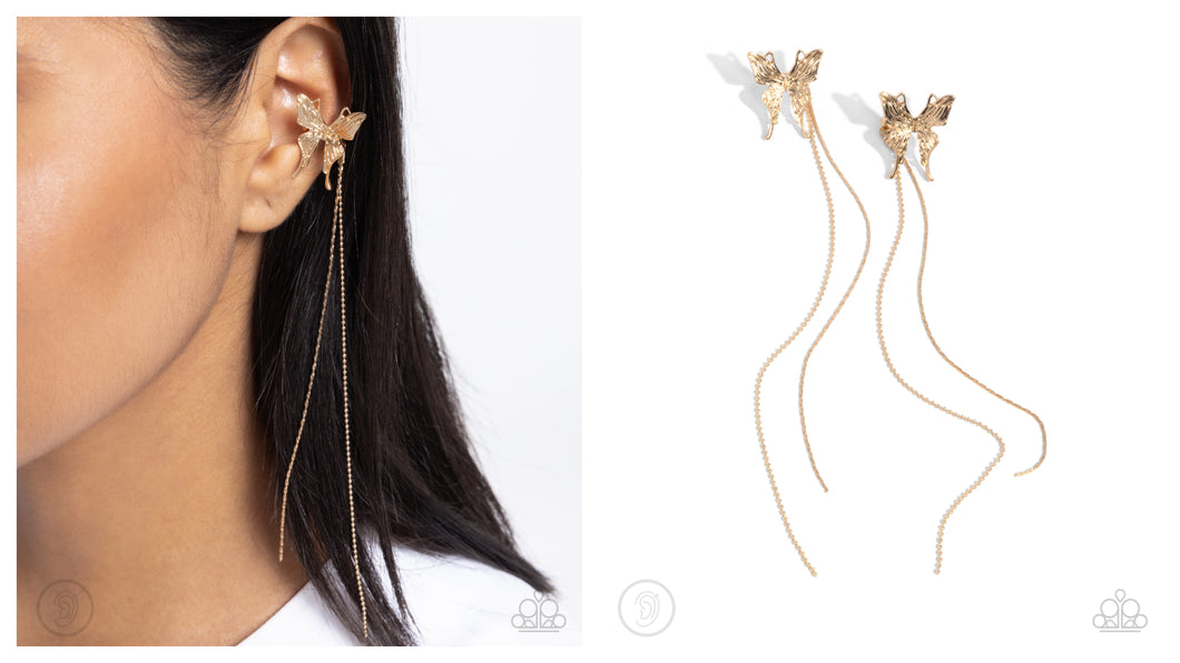 Paparazzi ♥ Take Flight - Gold ♥ Cuff E1743