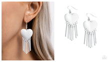 Load image into Gallery viewer, Paparazzi ♥ Flirty Fringe - White ♥ E1795