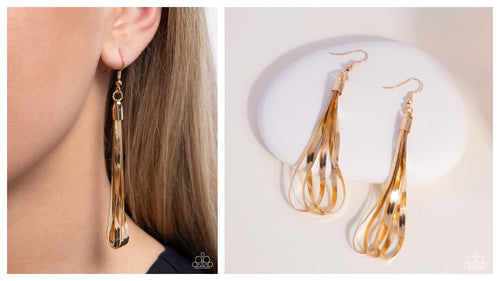 Paparazzi ♥ Keen Keepsake - Gold ♥ E1827