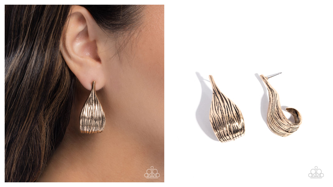 Paparazzi ♥ Curly Comfort - Gold ♥ Post E1845