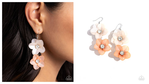 Paparazzi ♥ Fairy Tale Florals - Orange ♥ E1855