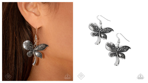 Paparazzi ♥ Easy Exhilaration - Silver Fashion Fix ♥ E1878