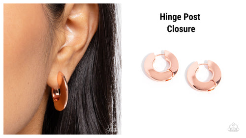 Paparazzi ♥ Intelligence Operation - Copper ♥ Hinge Post E1880