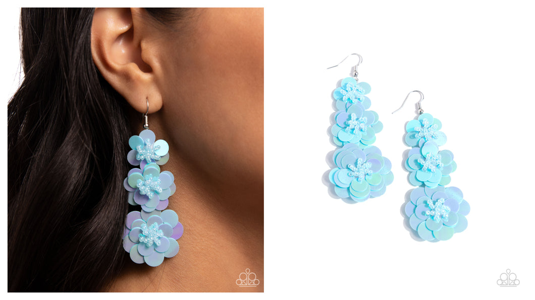 Paparazzi ♥ Beaded Bouquet - Blue ♥ E1884