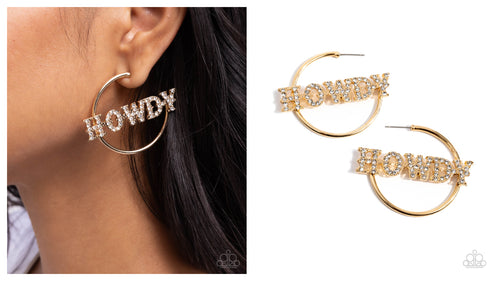 Paparazzi ♥ Howdy Hoedown - Gold ♥ Post E1903