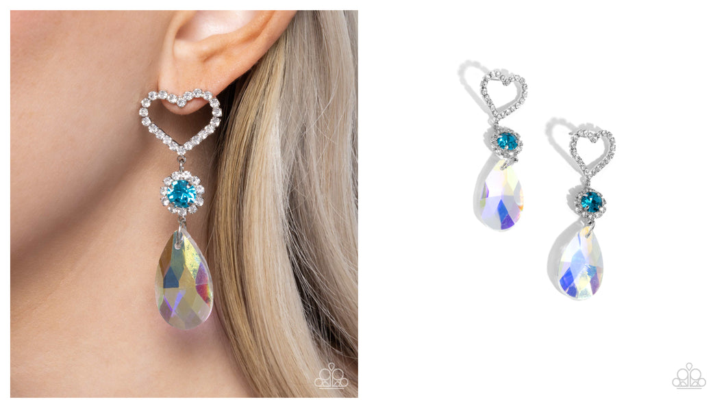 Paparazzi ♥ Faceted Frenzy - Blue ♥ Post E1940