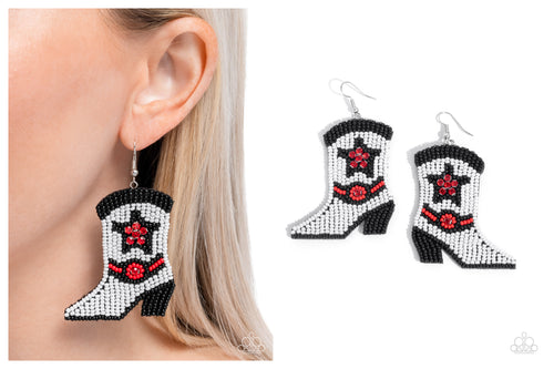 Paparazzi ♥ Beaded Boot - Multi ♥ E1945