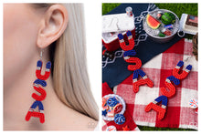 Load image into Gallery viewer, Paparazzi ♥ Pampered Patriot - Earrings ♥ E1953
