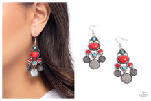 Load image into Gallery viewer, Paparazzi ♥ Chandelier Candor - Red ♥ E1958