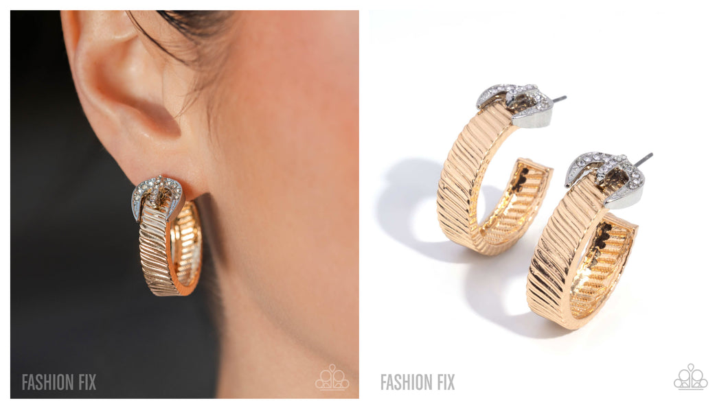 Paparazzi ♥ Assured Accent - Gold ♥ Post E1988