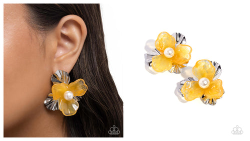 Paparazzi ♥ Frank Flowers - Yellow ♥ Post E2016