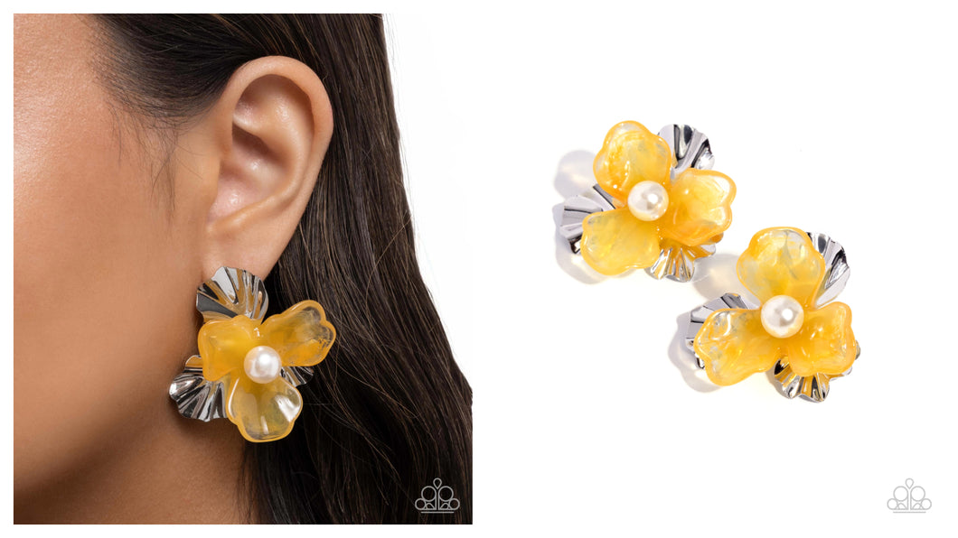 Paparazzi ♥ Frank Flowers - Yellow ♥ Post E2016