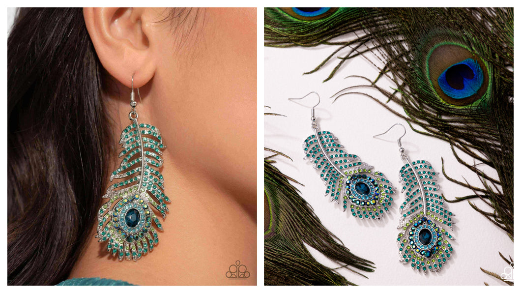 Paparazzi ♥ Prized Peacock - Green ♥ E2020