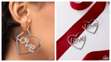 Load image into Gallery viewer, Paparazzi ♥ Lovely Heart Necklace &amp; Earring Set - White/Multi ♥ S224