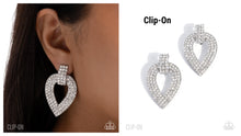 Load image into Gallery viewer, Paparazzi ♥ Stop and Shimmer - White ♥ Clip-On E2100