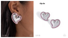 Load image into Gallery viewer, Paparazzi ♥ Loveable Luminescent - Pink ♥ Clip-On E2124
