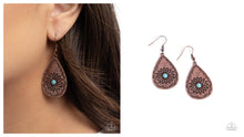 Load image into Gallery viewer, Paparazzi ♥  Teardrop Trade - Copper ♥ E2161