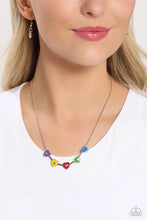 Load image into Gallery viewer, Paparazzi ♥ ECLECTIC Heart - Multi ♥ Necklace EX73