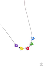 Load image into Gallery viewer, Paparazzi ♥ ECLECTIC Heart - Multi ♥ Necklace EX73