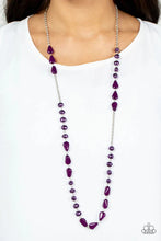 Load image into Gallery viewer, Paparazzi ♥ Juicy Gossip - Purple ♥ Necklace EX4