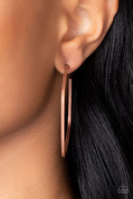 Load image into Gallery viewer, Paparazzi ♥ Major Flex - Copper ♥ Earrings EX6