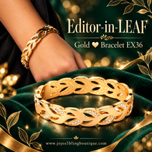 Load image into Gallery viewer, Paparazzi ♥ Editor-in-LEAF - Gold ♥ Bracelet EX36