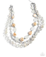 Load image into Gallery viewer, Paparazzi ♥ Essential Elegance Necklace &amp;  Everyday Essentials Bracelet - White Set  ♥ S145