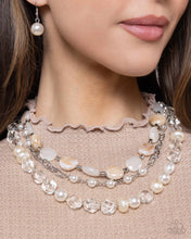 Load image into Gallery viewer, Paparazzi ♥ Essential Elegance Necklace &amp;  Everyday Essentials Bracelet - White Set  ♥ S145