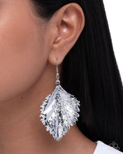 Load image into Gallery viewer, Paparazzi ♥ Feathered Flair - Silver ♥ E2053