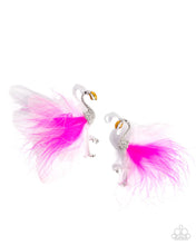 Load image into Gallery viewer, Paparazzi ♥ Feathered Flamingo - Pink ♥ Post E2007