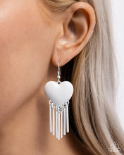 Load image into Gallery viewer, Paparazzi ♥ Flirty Fringe - White ♥ E1795